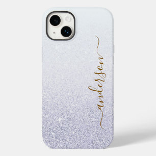 Elegant Glitter monogrammed Name Case-Mate iPhone 14 Plus Case