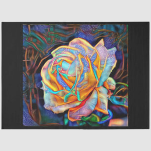 Elegant Glossy Unique Rose Art Dream Tissue Paper