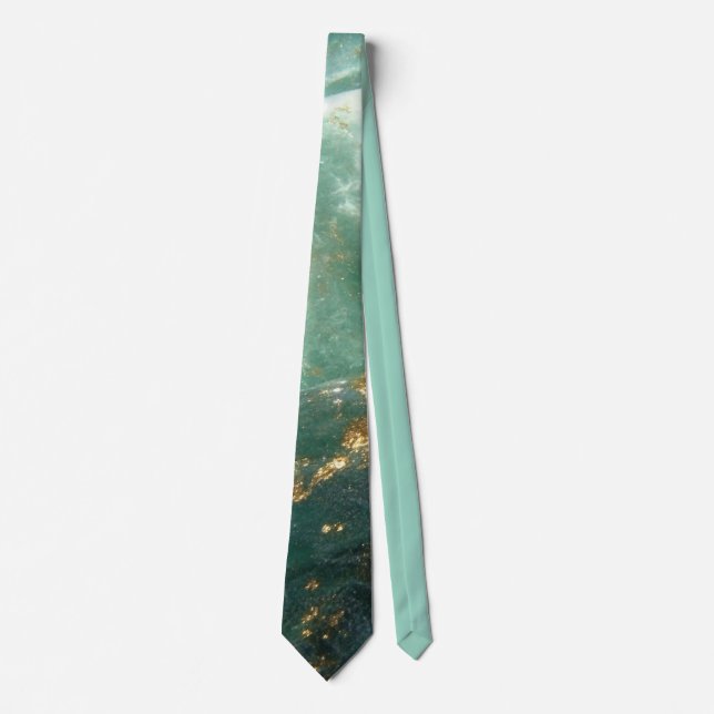 Elegant Gold Accent Tie / Elegant tie (Front)