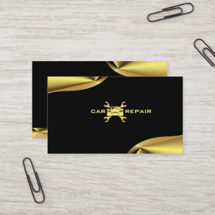 Elegant gold and black Business Card