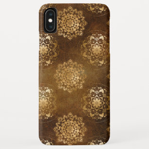 Elegant Gold and Black Foil Indian Mandala Case-Mate iPhone Case