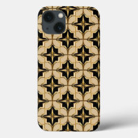 Elegant Gold and Black Geometric Pattern