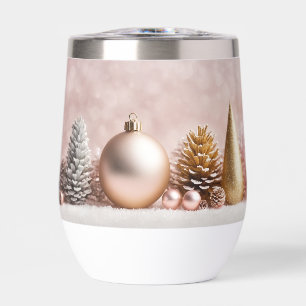 Elegant Gold and Pink Christmas