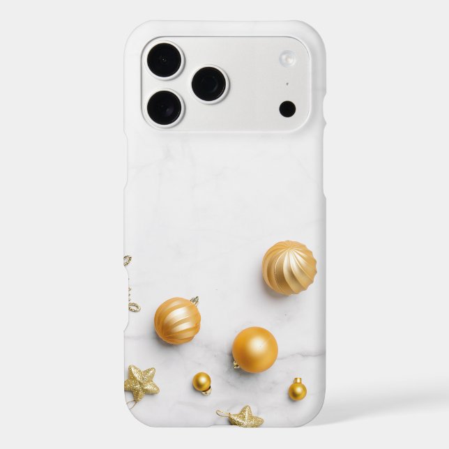  Elegant Gold And White Marble  (Back)