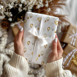 Elegant Gold Balloon 80th Birthday Party Wrapping  Wrapping Paper<br><div class="desc">Make milestone gift-giving extra special with this elegant 80th birthday wrapping paper featuring gold and white balloons, chic calligraphy, and a festive design. Perfect for wrapping presents in style, this customisable wrapping paper coordinates beautifully with matching invitations, napkins, plates, and party décor. A sophisticated way to celebrate a glamourous 80th...</div>