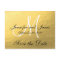 Elegant Gold Black Save the Date