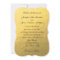 Elegant Gold Black Wedding Invitation Initial