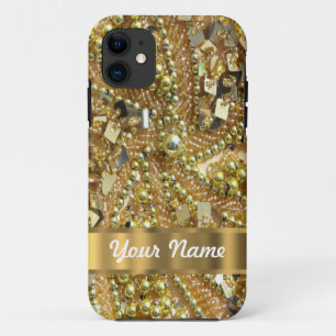 Elegant gold bling Case-Mate iPhone case