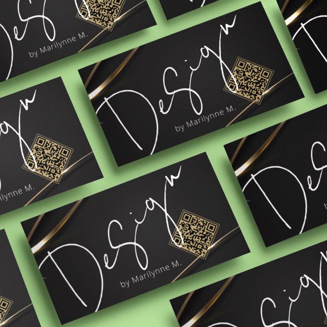 Elegant Gold Boutique Design Business Card (Creator Uploaded)