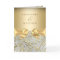 Elegant Gold Bow Golden Leaf Wedding 2 Invitation 