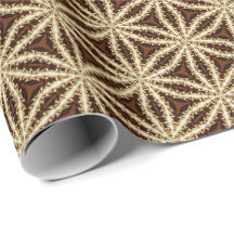 Elegant Gold & Brown Star Anise 