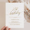 Elegant Gold Calligraphy 21st Birthday