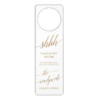 Elegant Gold Calligraphy Wedding Guest