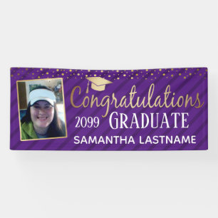 Elegant Gold Congratulations Graduate 2022 Banner