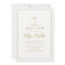 Elegant Gold Cross Baptism & Christening