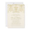 Elegant Gold Damask Ivory Wedding Shower