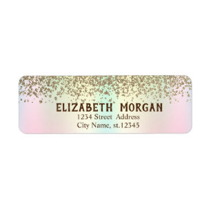 Elegant Gold Diamonds Holographic