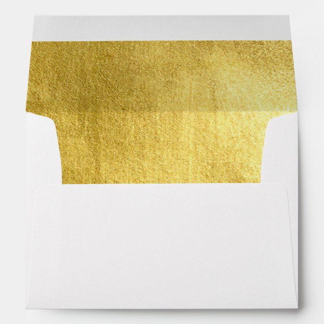 Elegant Gold  Envelope (Back (Bottom))