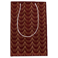 Elegant Gold Fairy Lights Rustic Red Christmas