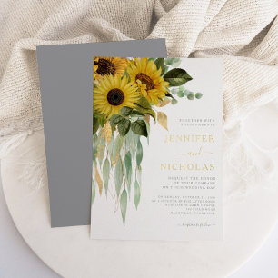 Elegant Gold Floral Wedding