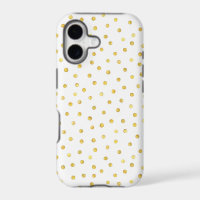 Elegant Gold Foil Confetti Dots
