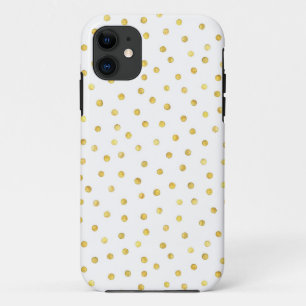 Elegant Gold Foil Confetti Dots Case-Mate iPhone Case