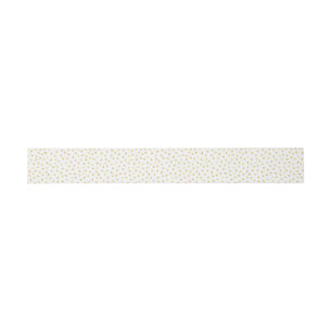 Elegant Gold Foil Confetti Dots Invitation Belly Band