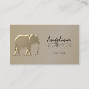 Elegant Gold Foil Professional Business Card