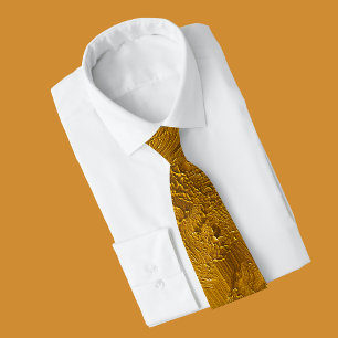 Elegant Gold foil  Tie