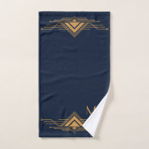 Elegant gold geometric Art Deco design