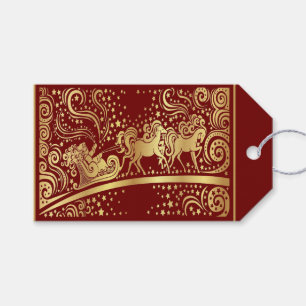 Elegant Gold Gift Tag - SRF