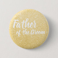 Elegant gold glitter father of the groom wedding