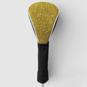 Elegant Gold Glitter  Golf Head Cover