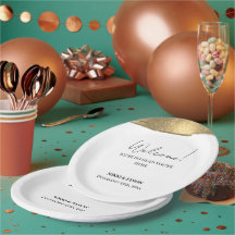 Elegant Gold Glitter Line Minimal Wedding Welcome 