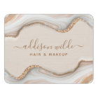 Elegant Gold Glitter Marble Agate Modern Chic