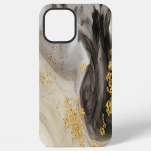 Elegant Gold Glitter Marble Modern Chic iPhone 12 Pro Max Case