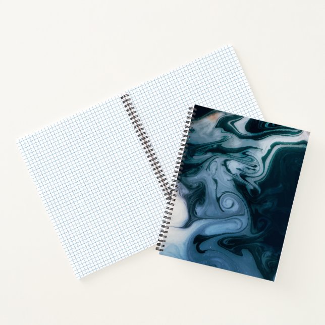 Elegant Gold Glitter Marble   Modern Chic   Notebo Notebook (Inside)