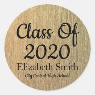 Elegant Gold Graduation Envelope Seals