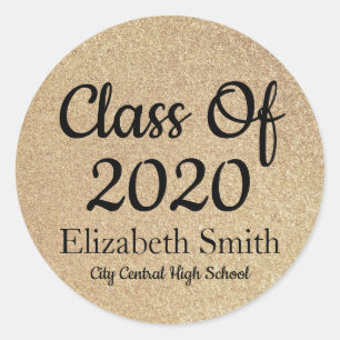 Elegant Gold Graduation Envelope Seals