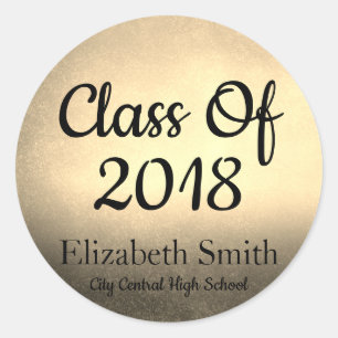 Elegant Gold Graduation Envelope Seals