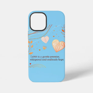 Elegant Gold Heart Love Art   iPhone 12 Mini Case
