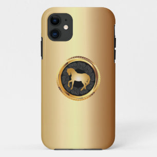 Elegant Gold Horse iPhone 5 Case