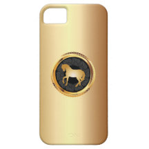 Elegant Gold Horse iPhone 5 Case