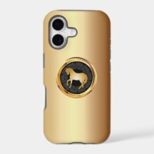 Elegant Gold Horse iPhone 5 Case