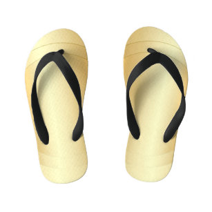 Elegant Gold Look Glamourous Modern Template Kid's Jandals
