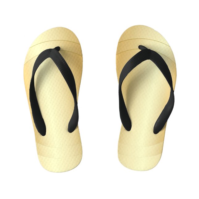 Elegant Gold Look Glamourous Modern Template Kid's Jandals (Footbed)