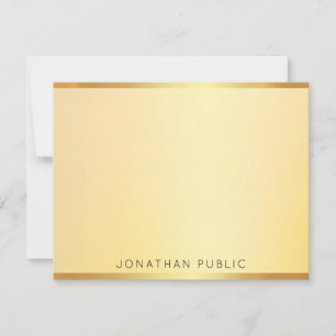 Elegant Gold Look Modern Monogram Template