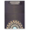 Elegant Gold Lotus Mandala Wood Yoga Instructor