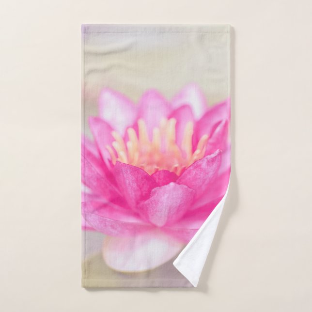 Elegant Gold,Lotus, Yoga  Bath Towel Set (Hand Towel)