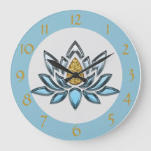 Elegant Gold Lotus Zen Yoga Meditation